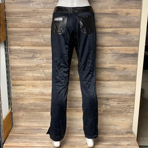 Catherine Coatney PVC & Satin Pants NWT G11 - Picture 2 of 4